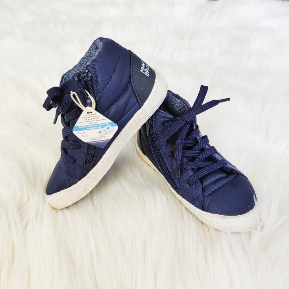 New Zara toddler zipper hi top sneakers